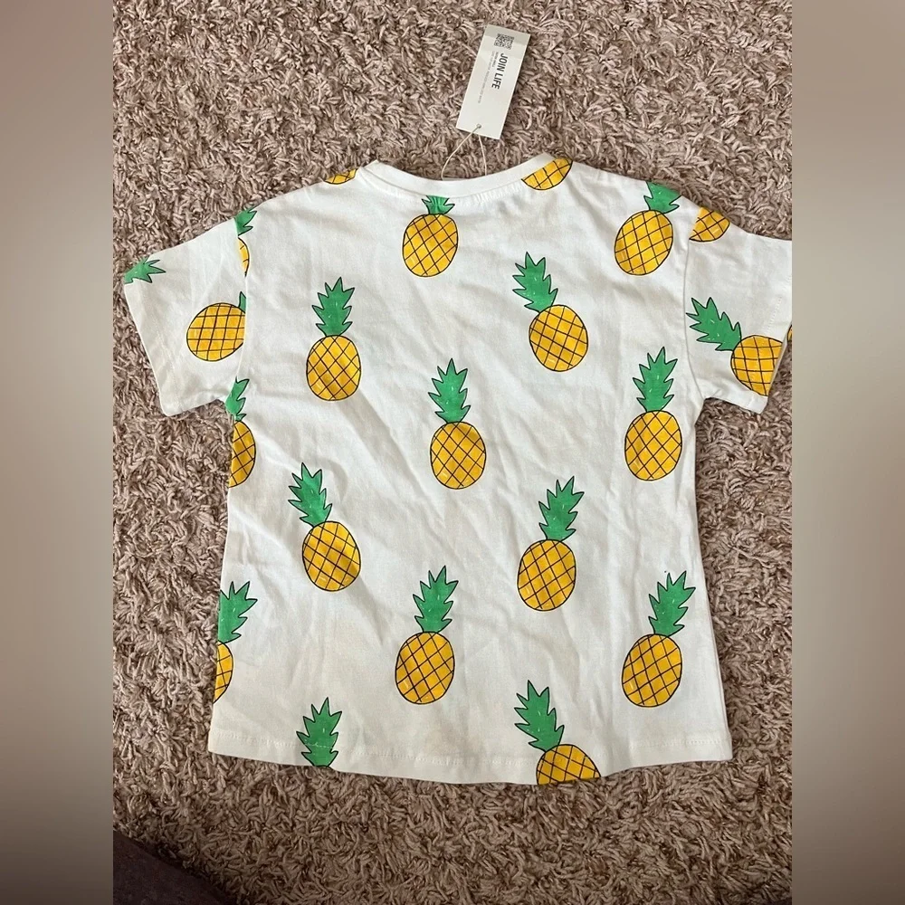 Zara Kids pineapple print t-shirt